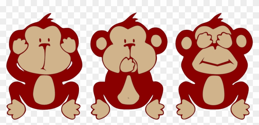 Wise Monkey Clip Art - Hear No Evil Monkey #1219526