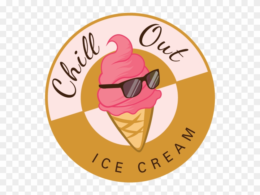 Chill Out Ice Cream Logo Laura Ruesch Graphic Designer - Graphic Design #1219544