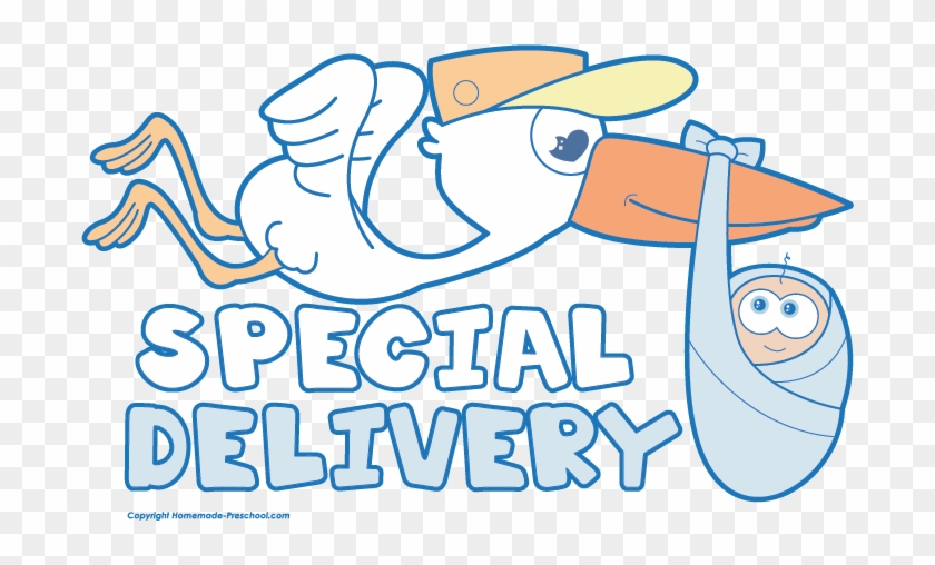 Cute Cartoon Stork Delivery A Baby Boy In The Sky Royalty - Special Delivery Baby Shower - Free Transparent PNG Clipart Images Download Cute Cartoon Stork Delivery A Baby Boy In The Sky Royalty - Special Delivery Baby Shower - Free Transparent PNG Clipart Images Download