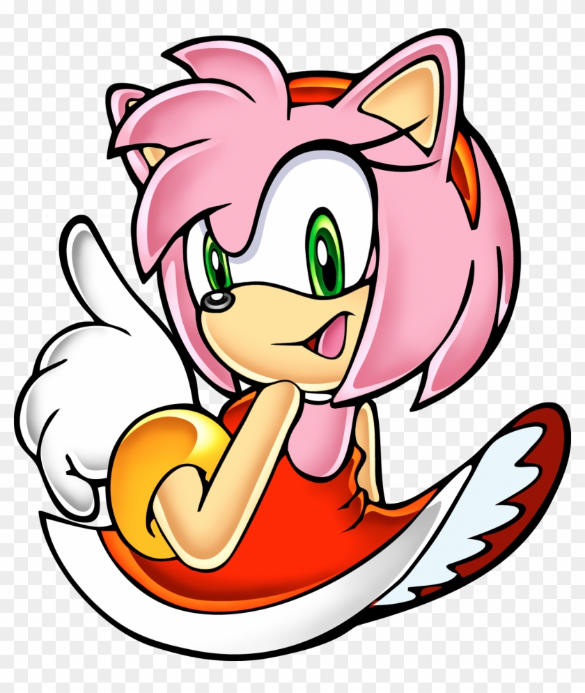 Sonic Adventure Clean Badge Art - Amy Rose Sonic Adventure Art #1219652
