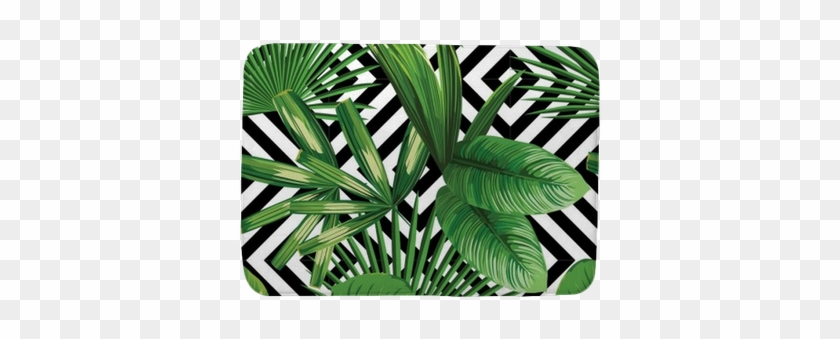 Tropical Palm Leaves Pattern, Geometric Background - Beautiful Image Of Print #1219673