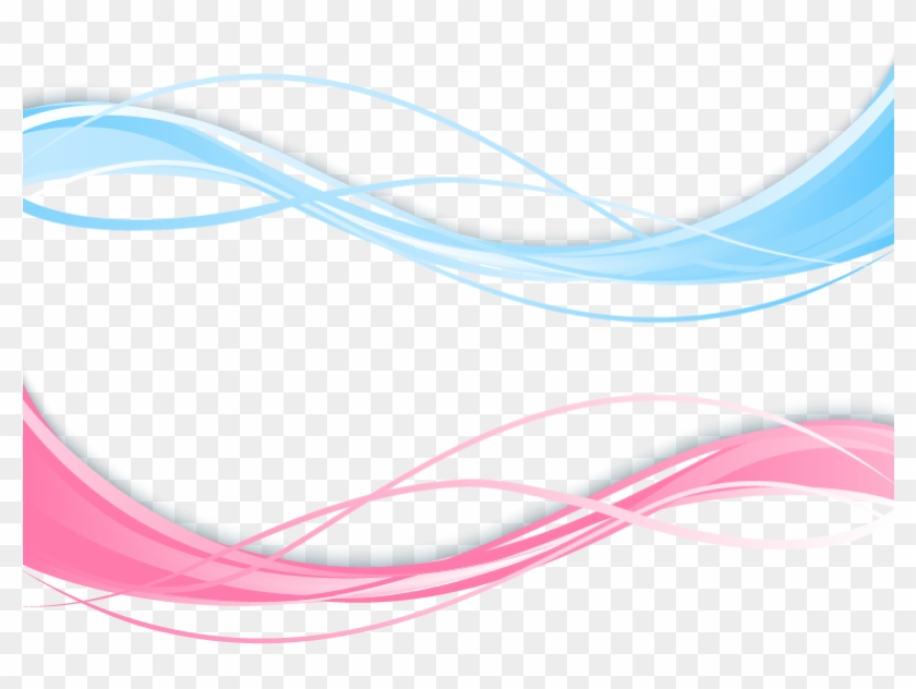 Line Blue Euclidean Vector Free - Lineas De Colores Onduladas Png #1219762