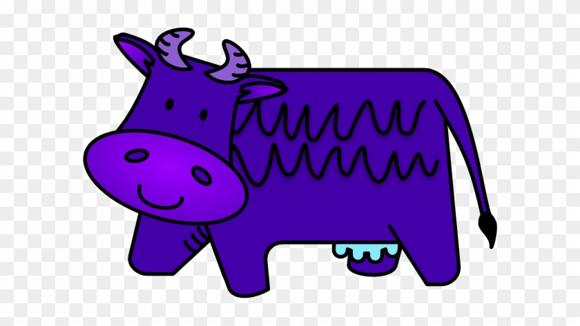 Purple Cow Cliparts - Brown Cow King Duvet #1219769