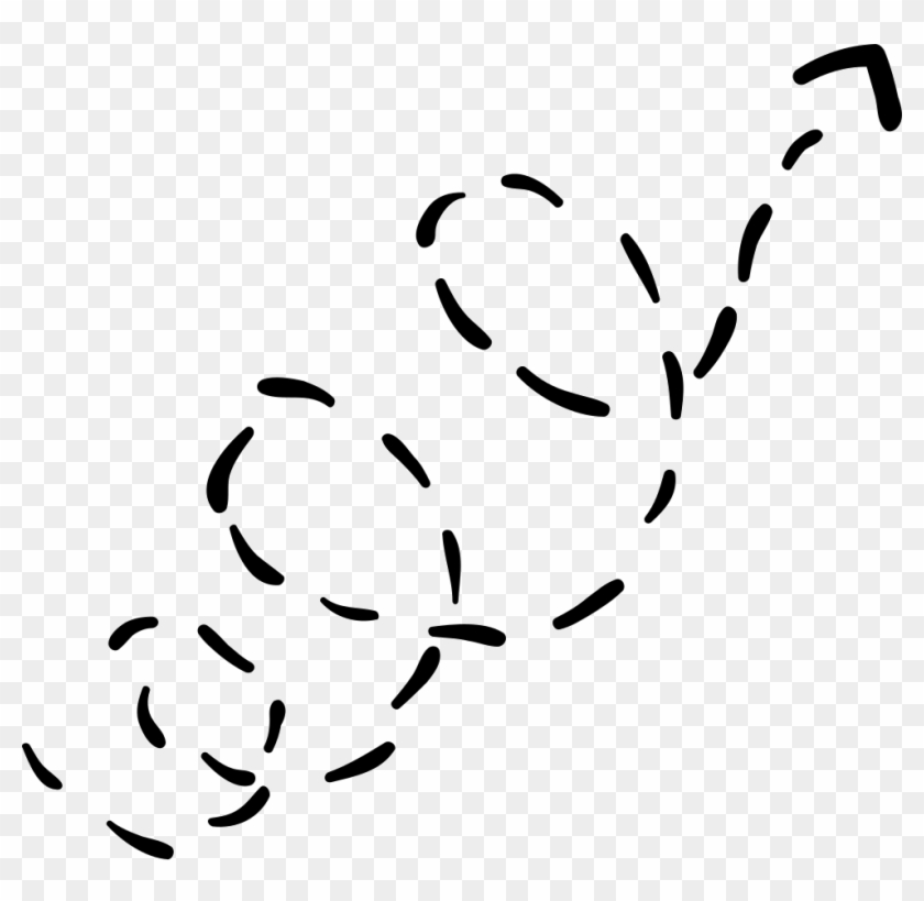Curly Dotted Arrow Svg Png Icon Free Download - Arrow Curly #1219786