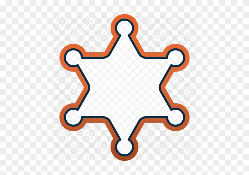 Police Badge Icon - Clip Art #1219823
