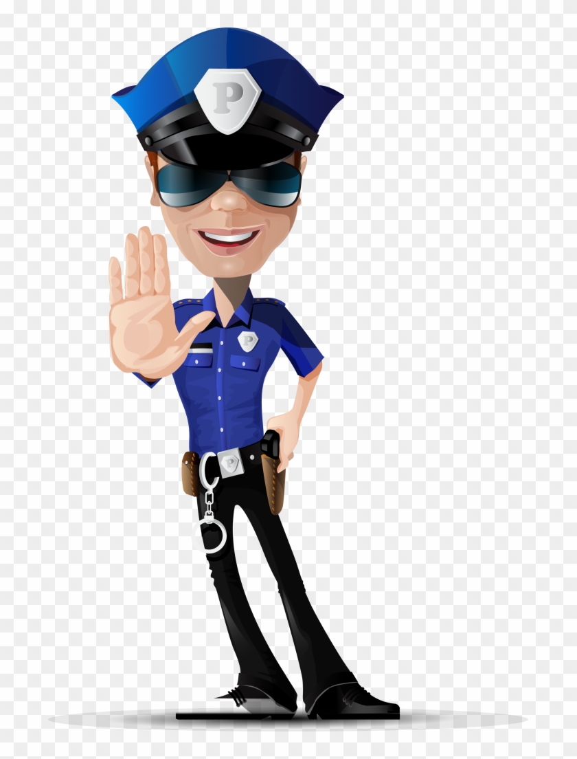 Police Officer Drawing Clip Art - Policeman Vector Free Download #1219831