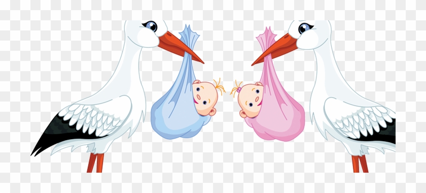 Boy Baby Shower Clipart For Kids - Boy Girl Twins Clipart #1219927