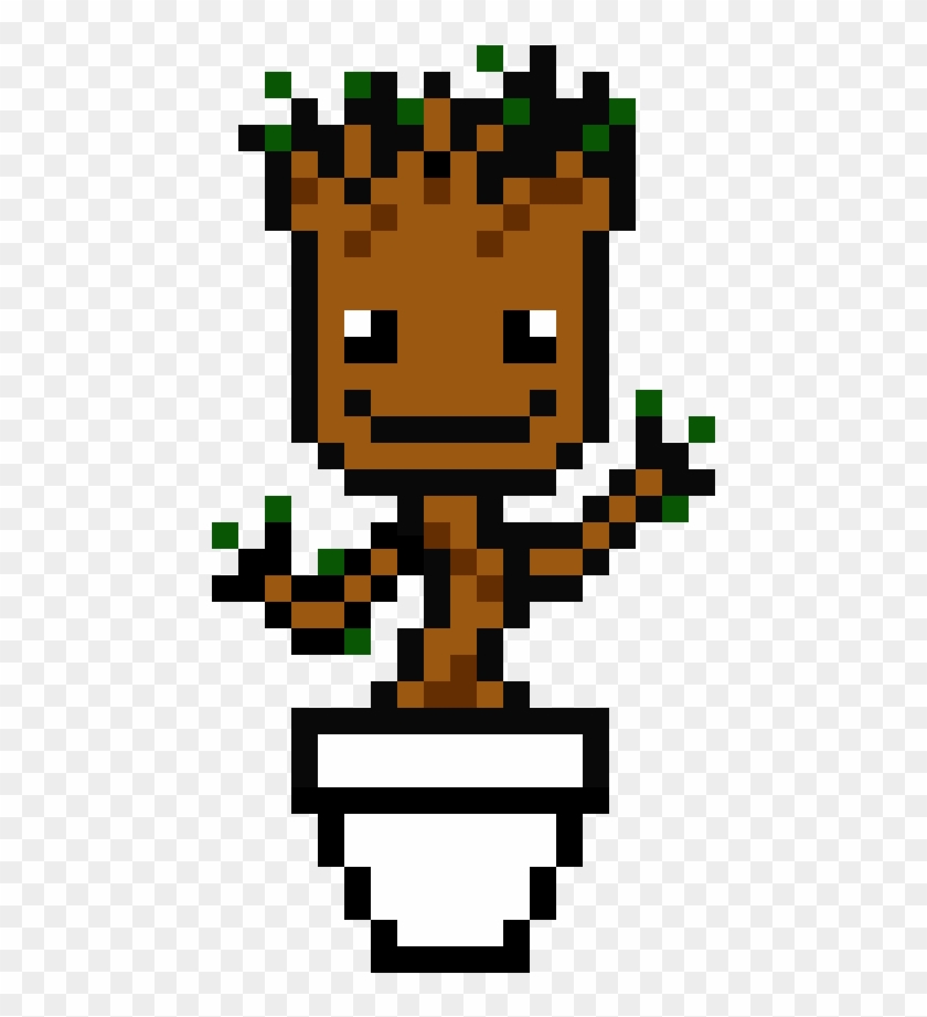 Baby Groot - Baby Groot Pixel Art #1220004