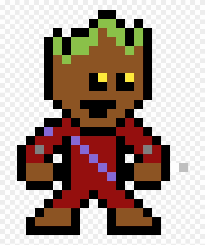 Baby Groot - Mega Man 8 Bit #1220018