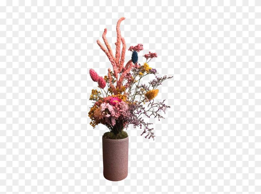 Small Pot Of Dried Flowers - Flower #1220042