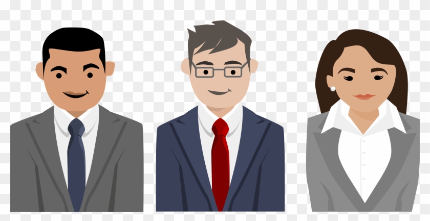 Business People Characters Vector Clipart Image - Business People Vector Png #1220129