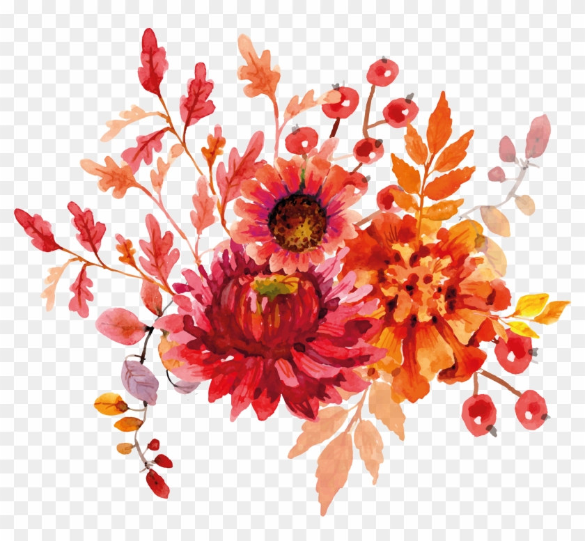 My Design / Watercolor Flowers Decoupage Flowers - Flower Design Watercolor Png #1220312