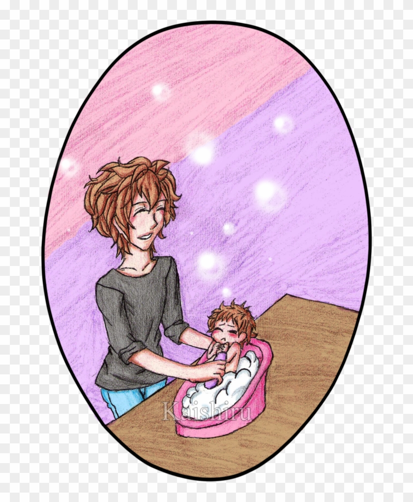 Bath Time By Kaishiru - Cartoon #1220375