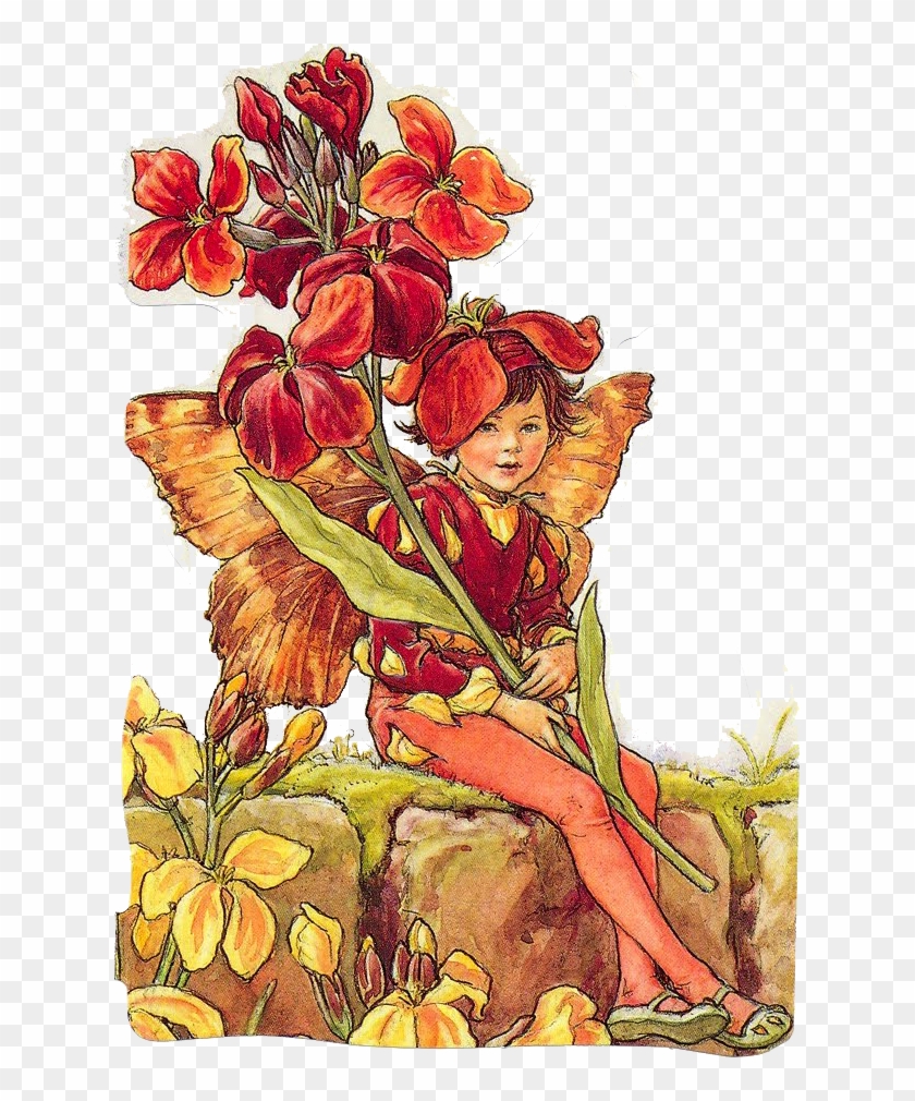 Imagen Png Transparente Vintage Hadas Flores Niño - Cicely Mary Barker  Flower Fairies Postcards - Free Transparent PNG Clipart Images Download