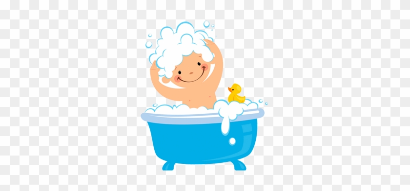 Baby Bath - Bath Cartoon #1220431
