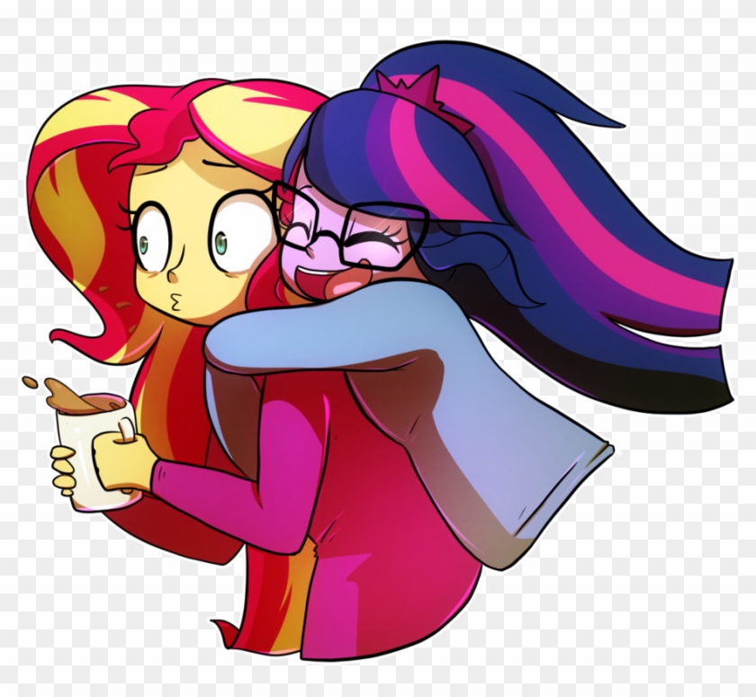 Little-tweenframes, Clothes, Coffee, Cup, Cute, Equestria - Hug #1220483