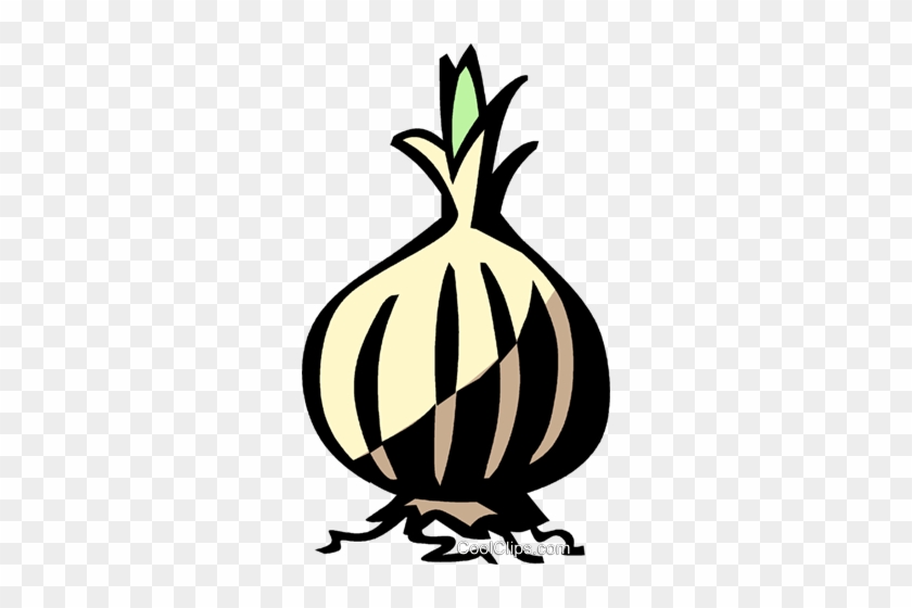 Onions Royalty Free Vector Clip Art Illustration - Illustration #1220584