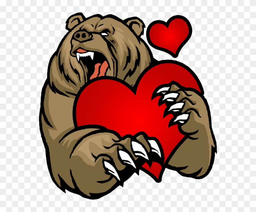 5 Oct - Angry Cartoon Grizzly Bear - Free Transparent PNG Clipart Images  Download