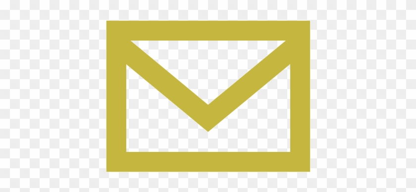 Email Icon - Icon Email Png Gold #1220723