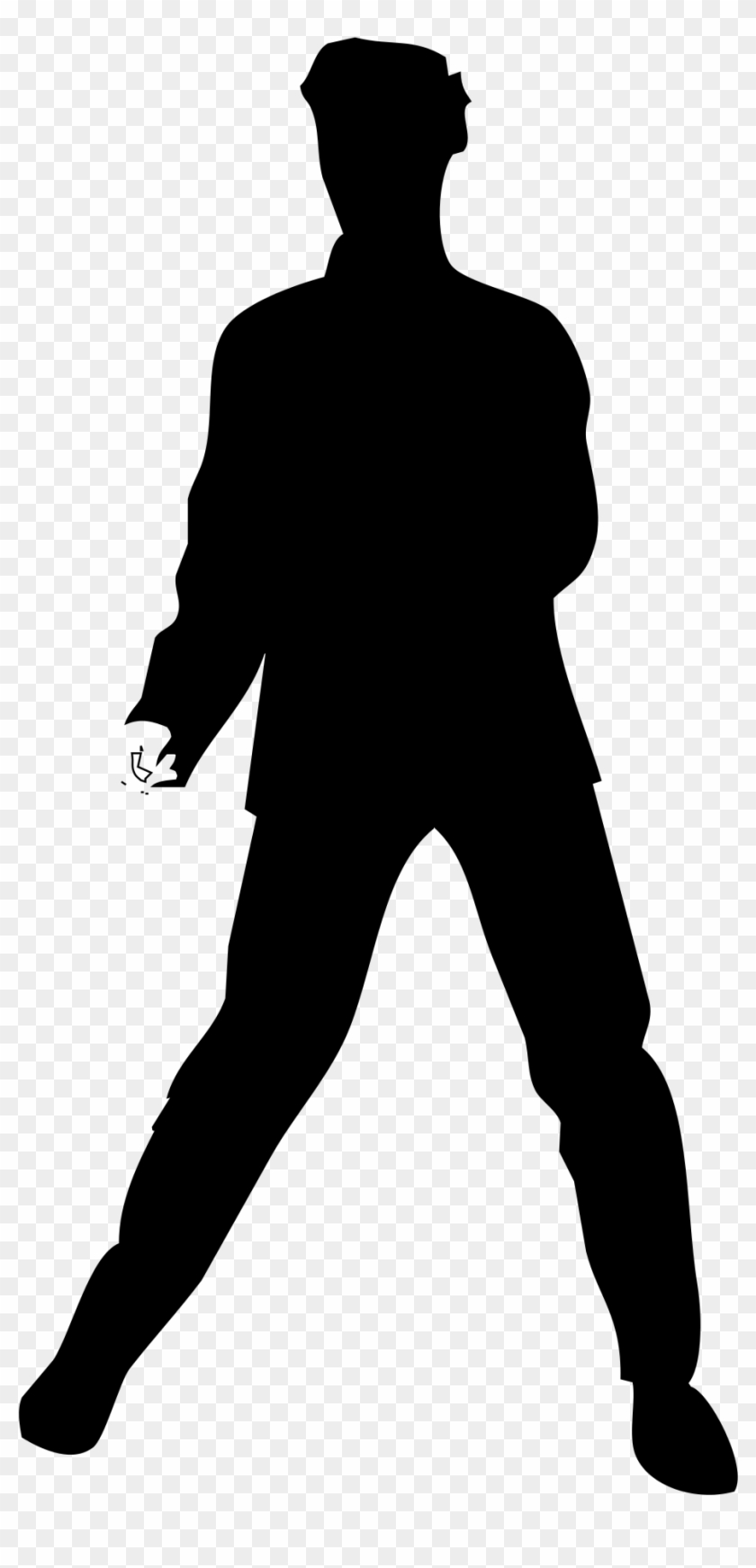 Expore Silhouette Of Elvis Presley With File Svg Wikimedia - Elvis Presley Jailhouse Rock #1220854