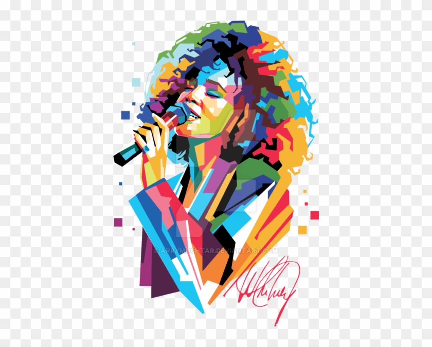 Whitney Houston Pop Art #1220868