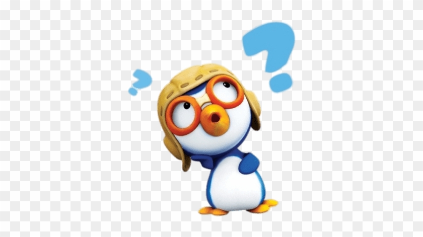 Pororo Confused - Pororo Characters Png #1220981