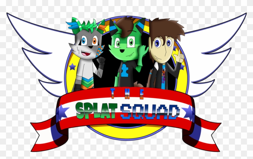 The Splat Squad Logo Ver 2 By Scfofficial - Sonic The Hedgehog Logo Template #1221007