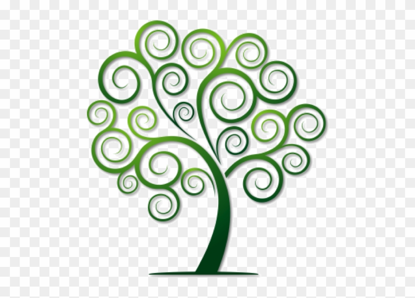The Spiral Tree - Swirly Tree #1221016