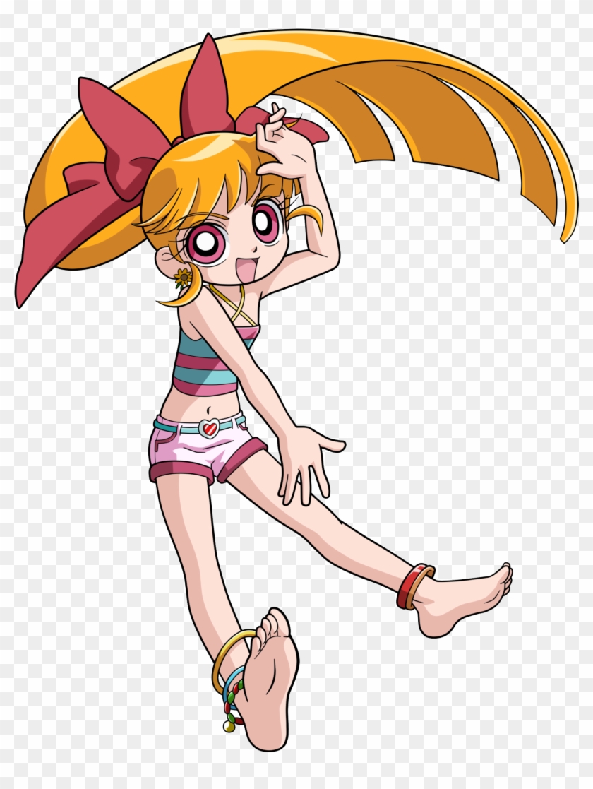 Powerpuff Girls Z Blossom Pj Pose - Powerpuff Girls Blossom Feet #1221176