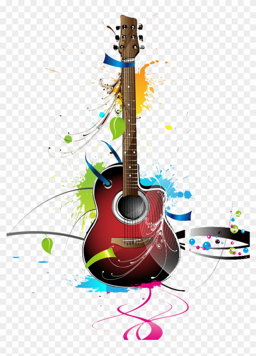 Guitar Music Shutterstock Illustration - Guitar Music Shutterstock Illustration #1221200