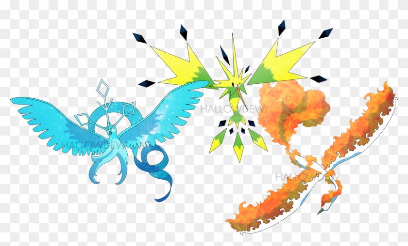 Pokemon X Legendary Clipart Free Clip Art Images - Mega Evolution Legendary Birds #1221227