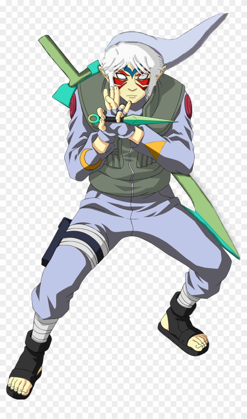 Jonin Oni Link Naruto Shippuden Legend Of Zelda By - Kakashi With A Transparent Backgrounds #1221235