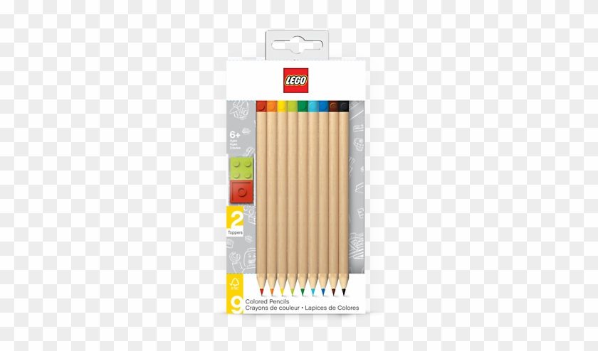 <p>write And Draw In Richer Colors With This Set Of - Lego Colored Pencils - 9 Pack #1221253