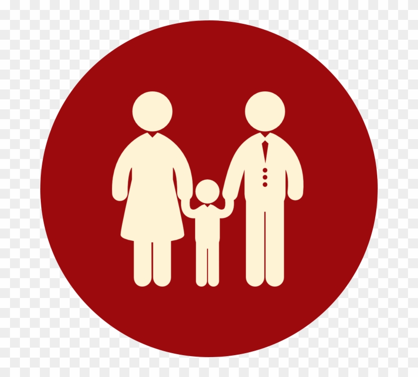 Spousal Support, Divorce & Child Custody Attorney, - Family Icon White Png #1221266