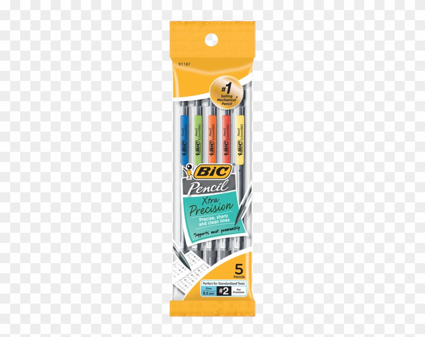 5mm Mechanical Pencil - Bic Pencil Xtra Precision (clear Barrels), Fine Point #1221275