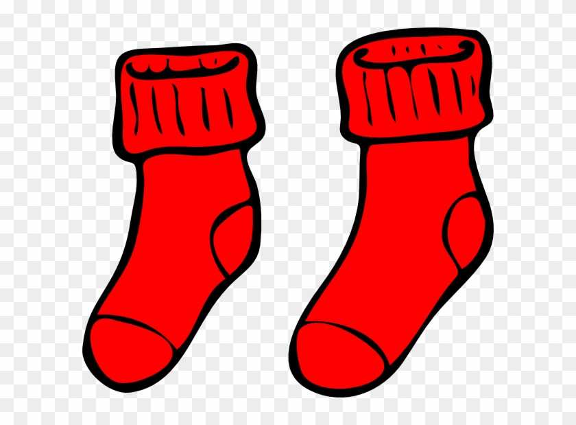 Red Socks Clip Art At Clker - Clip Art Red Socks #1221348