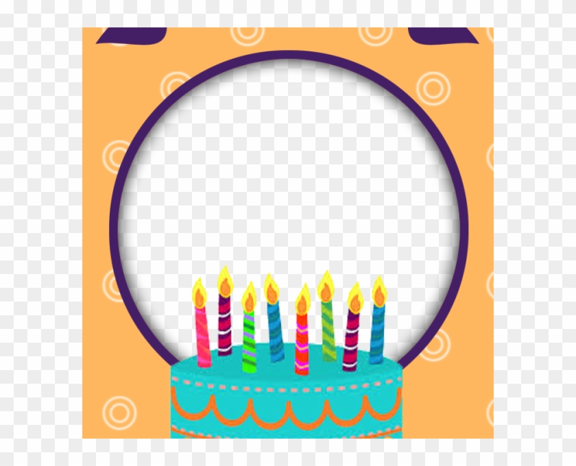 Birthday Frame - Birthday Cake Frame Png #1221428