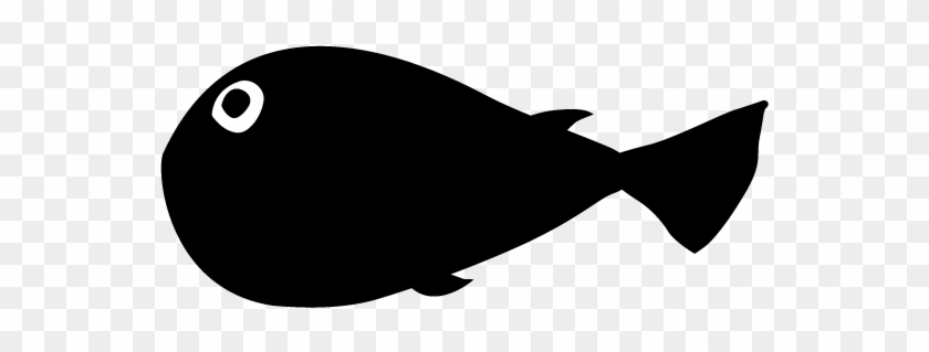 Blowfish - Silhouette - Animals Illustration - Bony-fish #1221517