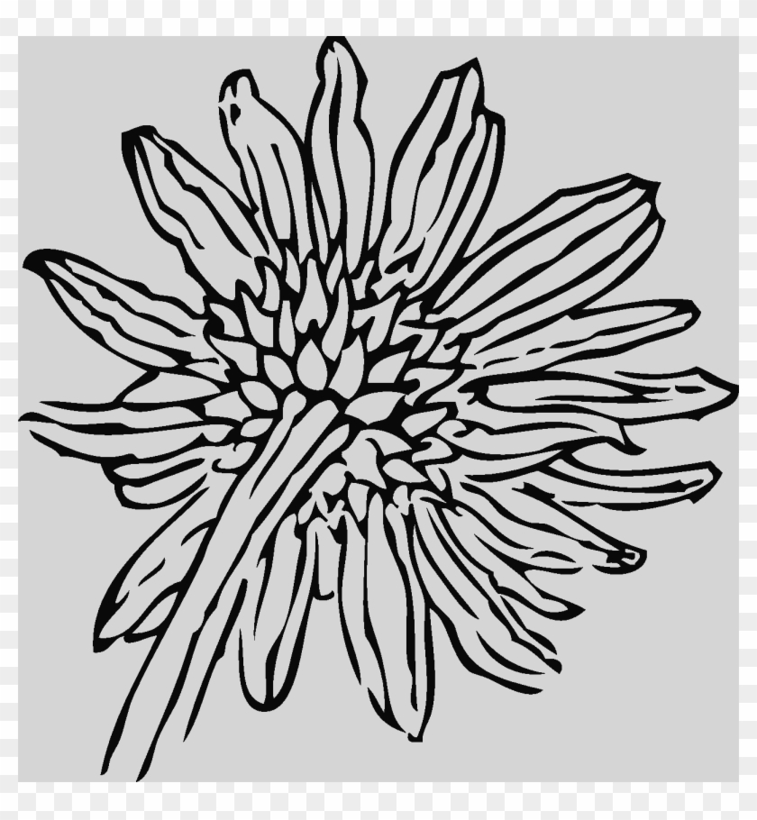Sunflowers Clipart Black And White Clipart Sunflower - Sunflowers Clipart Black And White Clipart Sunflower #1221612
