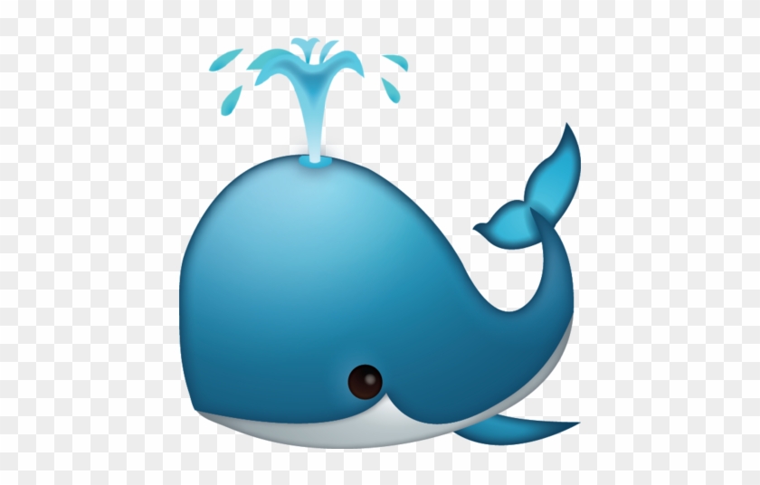 Download Whale Spouting Iphone Emoji Icon In Jpg And - Transparent Background Whale Clipart #1221708