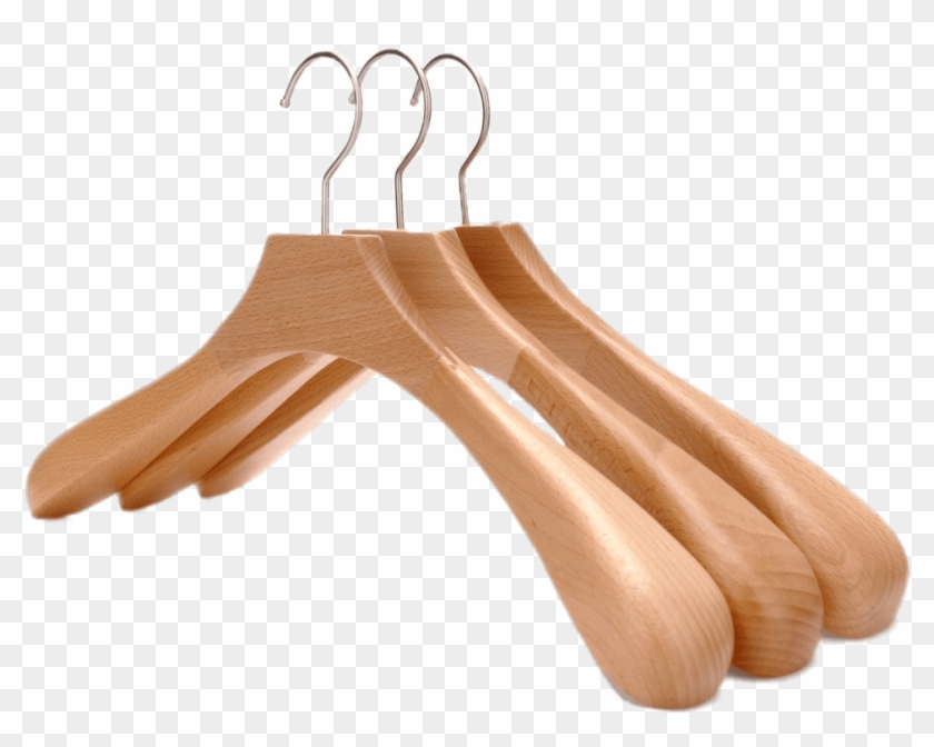 Set Of Wooden Clothes Hangers - Ikea Wooden Coat Hangers #1221746