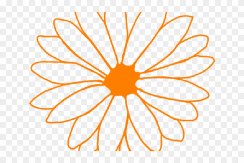Orange Flower Clipart - Printable Pictures For Get Well Cards #1221759