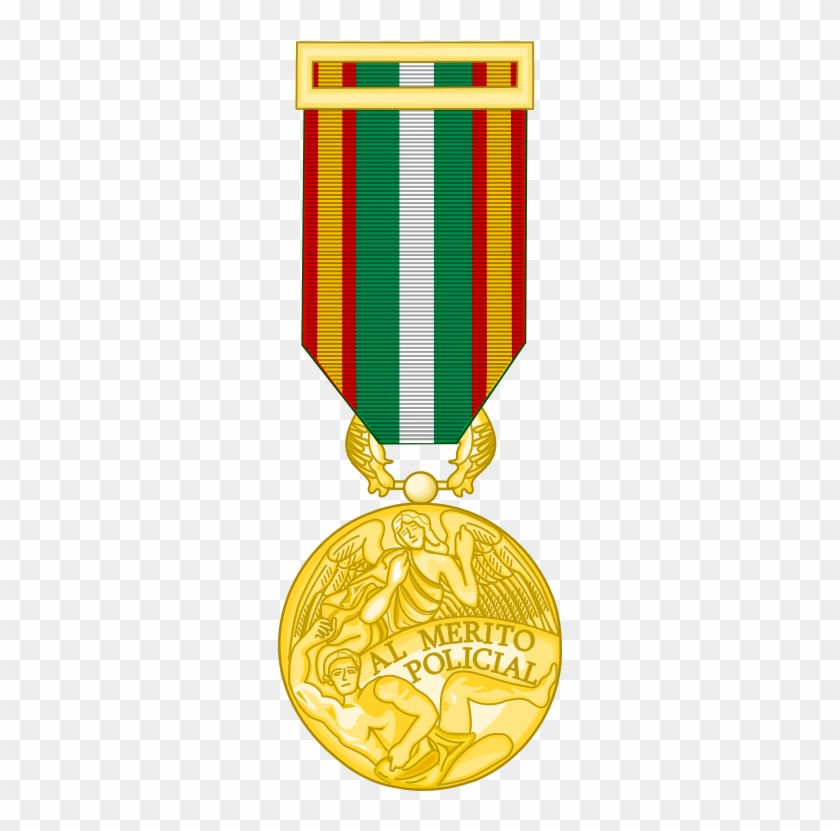 Gold Medal Of The Police Order Of Merit - Gold Medal Of Spain #1221774