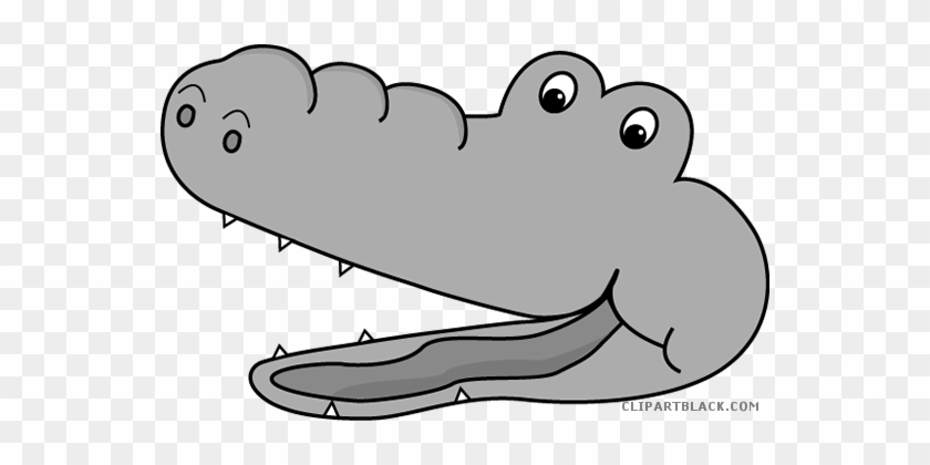 Alligator Mouth Animal Free Black White Clipart Images - Greater Than Alligator Clipart #1221901
