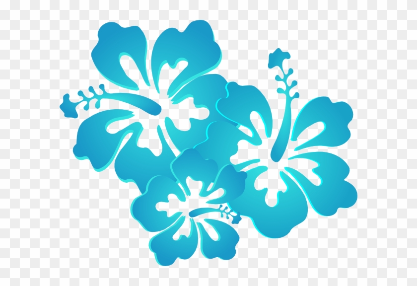 Turquoise Cliparts - Hawaii Flowers Transparent #1222006