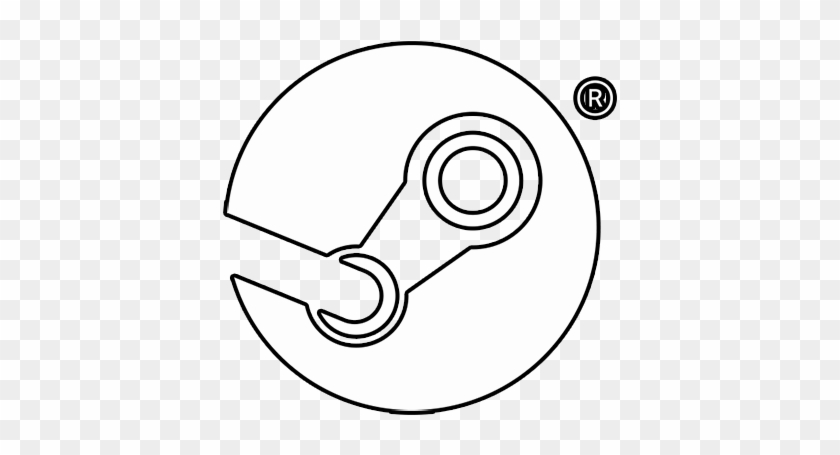 Logo Steam - Logo Steam Png Noir #1222015