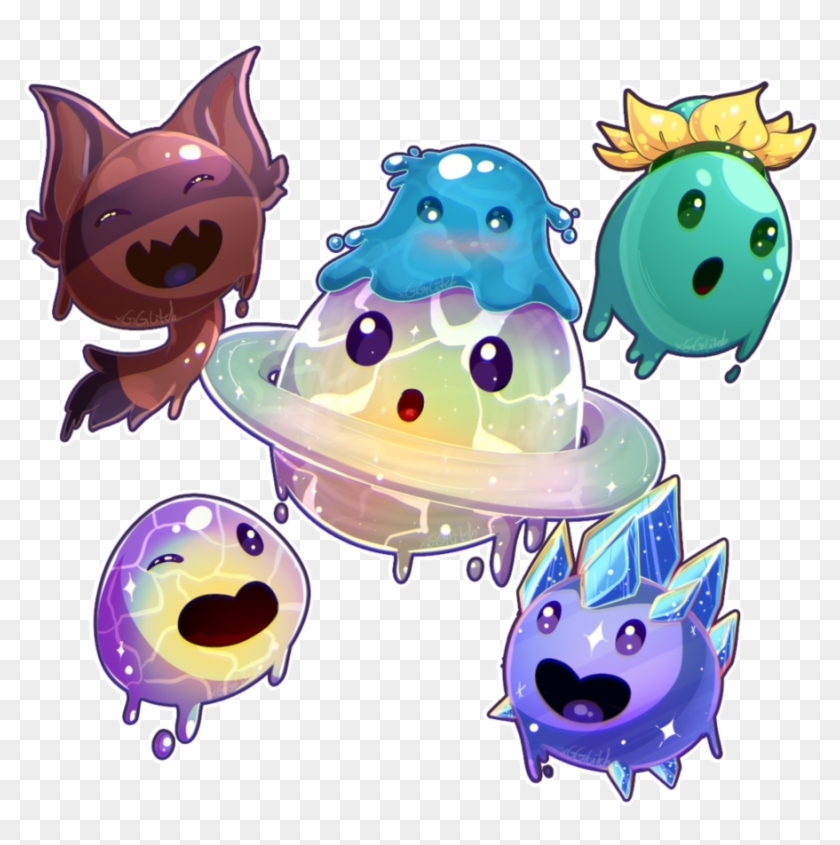 My Favorite Slimes By Xgglitch - Drawing #1222080