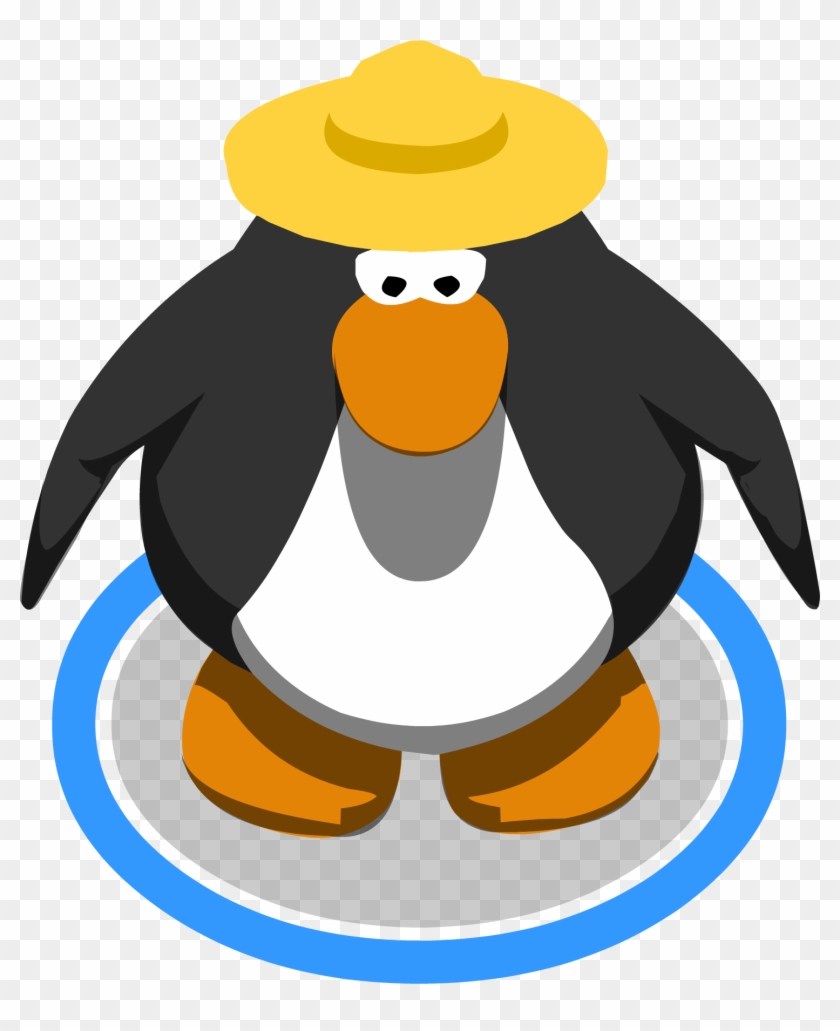 Straw Hat Ig - Club Penguin 3d Penguin #1222111