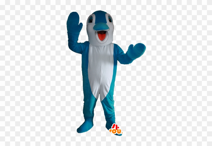 Mascote Golfinho Listrado - Mascot #1222117