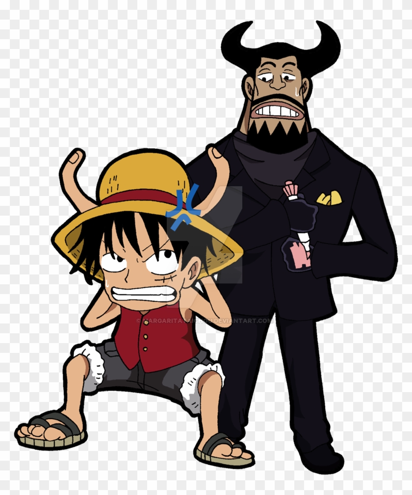 Straw Hat Luffy Vs Bartender Blueno By Margaritataichou - Cartoon #1222135